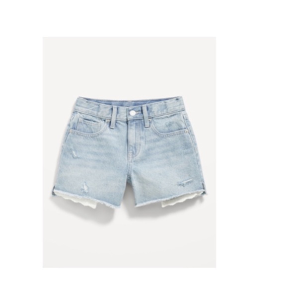 SOLD Old Navy Girls Bundle High Rise Denim Jean Shorts - Picture 2 of 11